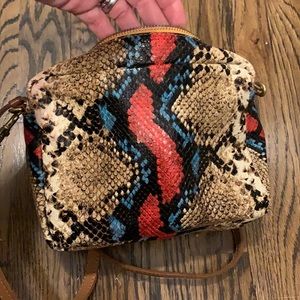 Amazing Clare V summer bag. Leather/multicolored